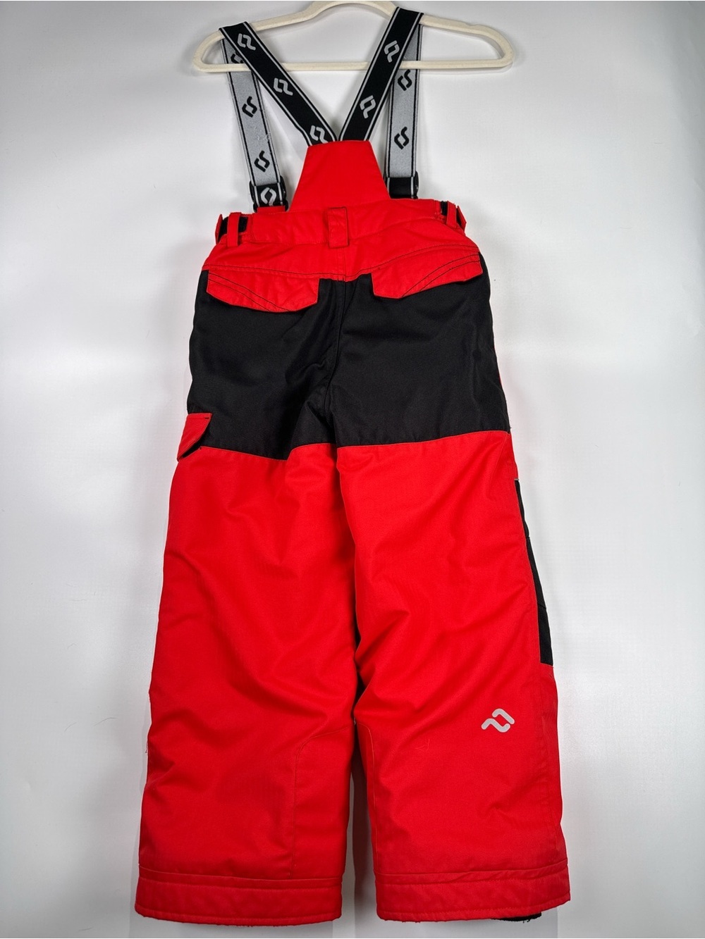 Jupa Dridux Insulated Ski Bib Pants Waterproof Snow Gear Red Black Size 6 - Picture 3 of 12